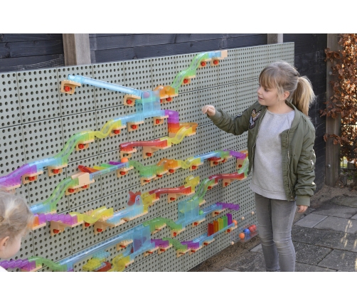 MASTERKIDZ Zestaw Konstrukcyjny Tor dla Piłek do Tablica STEM 63 el.