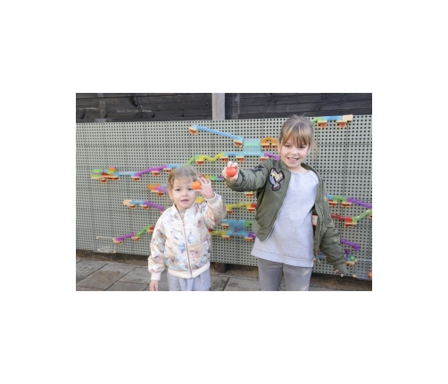 MASTERKIDZ Zestaw Konstrukcyjny Tor dla Piłek do Tablica STEM 63 el.