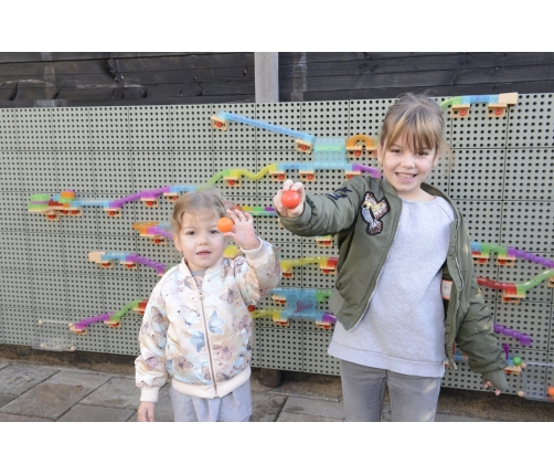 MASTERKIDZ Zestaw Konstrukcyjny Tor dla Piłek do Tablica STEM 63 el.