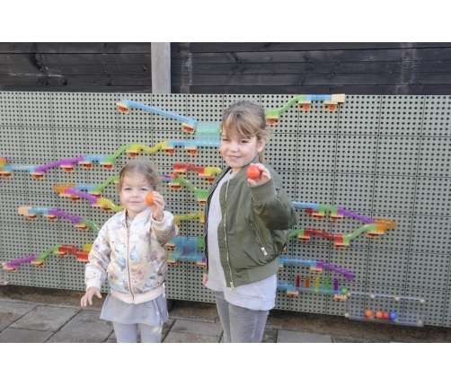 MASTERKIDZ Zestaw Konstrukcyjny Tor dla Piłek do Tablica STEM 63 el.