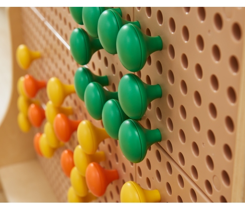 MASTERKIDZ Kolorowe Kołeczki Jumbo do Tablicy STEM 64 Szt. - 8 Kolorów