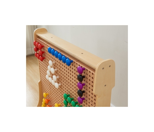 MASTERKIDZ Kolorowe Kołeczki Jumbo do Tablicy STEM 128 Szt. - 8 Kolorów