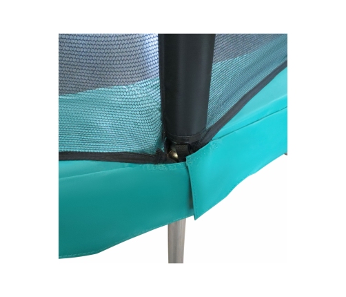 Batuts ar drošības tīklu un kāpnēm 366 cm (12ft) Axi Green