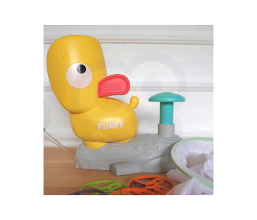 WOOPIE Gra Zręcznościowa Złap Frisbee Wyrzutnia Dysków