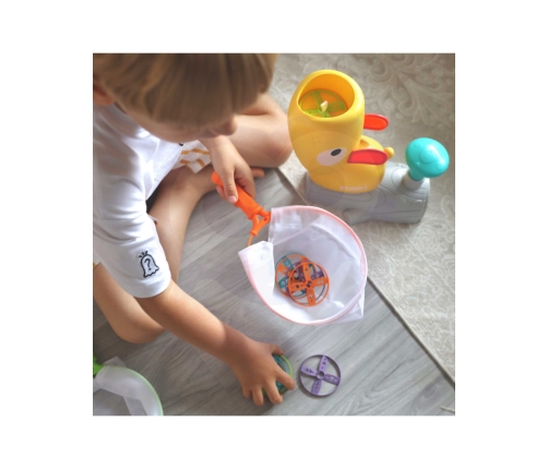 WOOPIE Gra Zręcznościowa Złap Frisbee Wyrzutnia Dysków