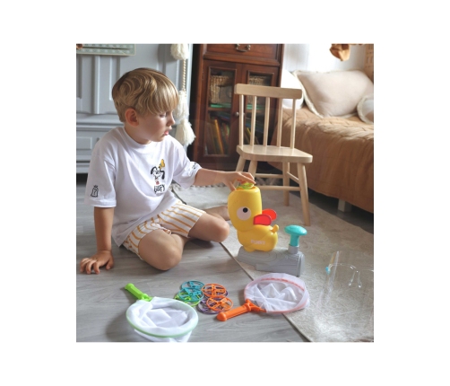 WOOPIE Gra Zręcznościowa Złap Frisbee Wyrzutnia Dysków