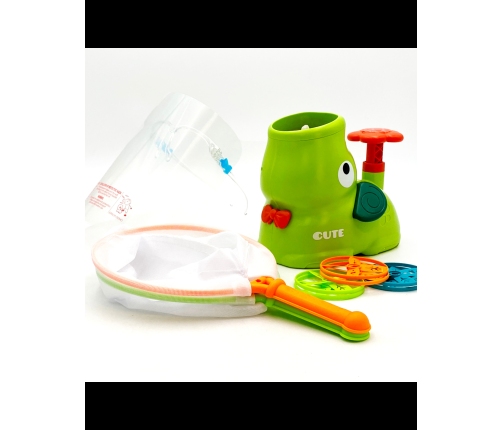 WOOPIE Gra Zręcznościowa Złap Frisbee Wyrzutnia Dysków