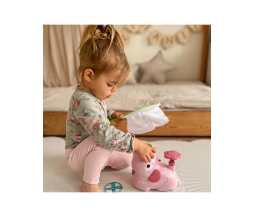 WOOPIE Gra Zręcznościowa Złap Frisbee Wyrzutnia Dysków