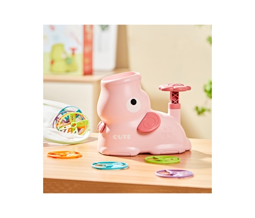 WOOPIE Gra Zręcznościowa Złap Frisbee Wyrzutnia Dysków