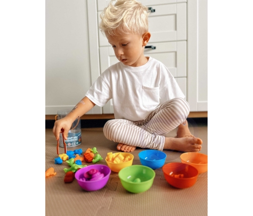 WOOPIE Gra Edukacyjna Sorter Kolorów Morska Kraina 64 el.