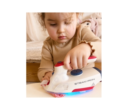 WOOPIE Zestaw XXL Deska do Prasowania z Żelazkiem Wieszakiem Koszem na Pranie i Ubraniami 14 el.