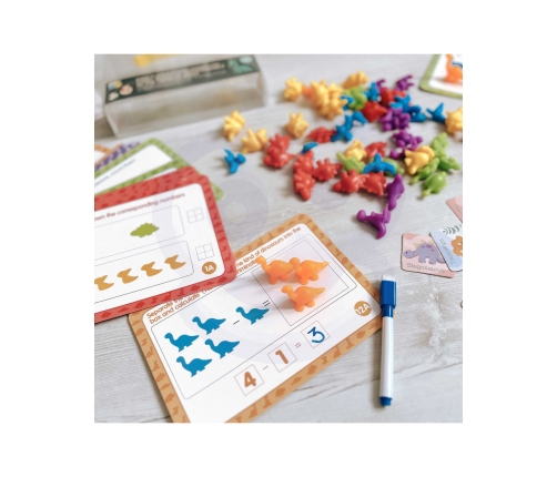 WOOPIE Zestaw Edukacyjny Nauka Liczenia Sortowanie Kolorów Morska Kraina 111 el.