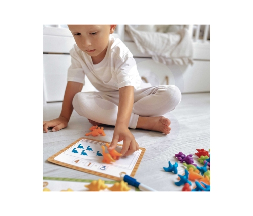 WOOPIE Zestaw Edukacyjny Nauka Liczenia Sortowanie Kolorów Zwierzęta 83 el.