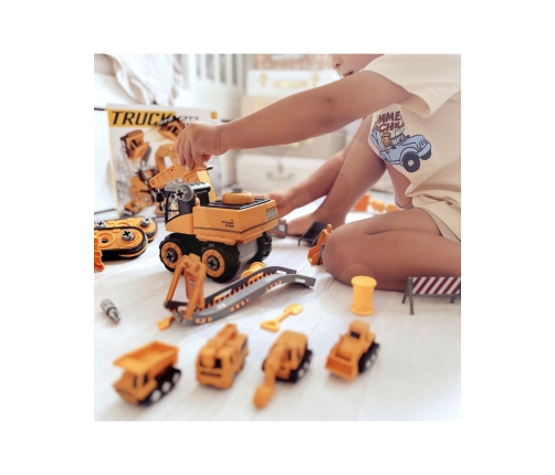 WOOPIE Mega Plac Budowy 5w1 Zestaw XXL do Skręcania DIY