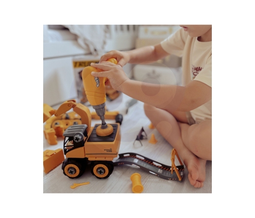 WOOPIE Mega Plac Budowy 5w1 Zestaw XXL do Skręcania DIY