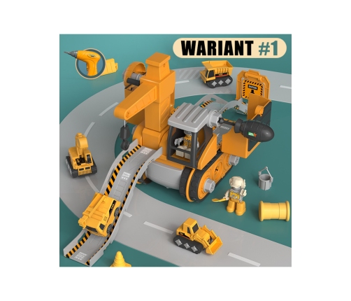 WOOPIE Mega Plac Budowy 5w1 Zestaw XXL do Skręcania DIY