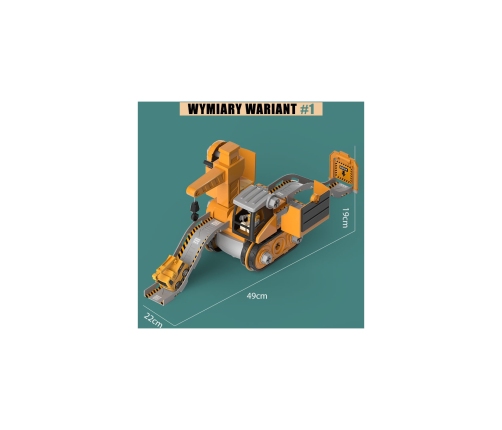 WOOPIE Mega Plac Budowy 5w1 Zestaw XXL do Skręcania DIY