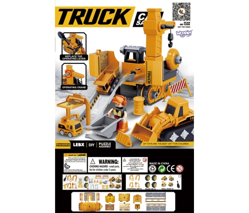 WOOPIE Mega Plac Budowy 5w1 Zestaw XXL do Skręcania DIY