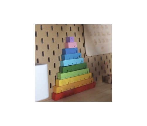 Tooky Toy Edukacyjne Pudełko Montessori Układanka Liczydło Tablica Pogody 6w1 od 3 Lat