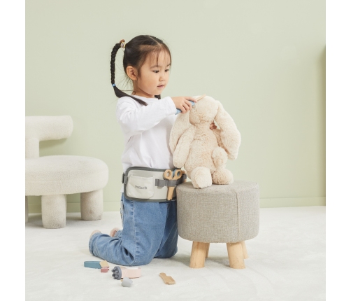 VIGA PolarB Drewniany Zestaw Fryzjerski Pas z Narzędziami