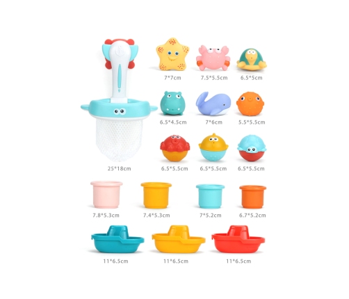 WOOPIE BABY Zestaw do Kąpieli Piasku 17 el.