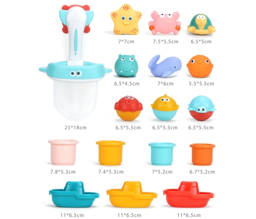 WOOPIE BABY Zestaw do Kąpieli Piasku 17 el.