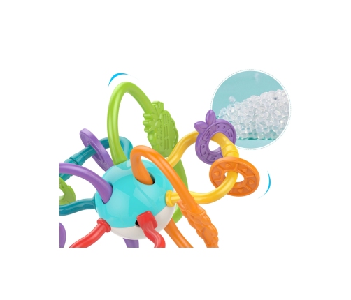 WOOPIE BABY ZABAWKA SENSORYCZNA GRZECHOTKA GRYZAK 2w1