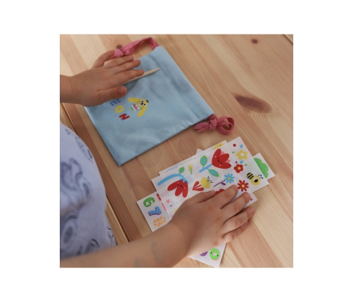 WOOPIE ART&FUN Zestaw Kreatywny Magiczna Torebka + Naklejki do Dekoracji ponad 109 szt. (ZESTAW 5 SZT.)