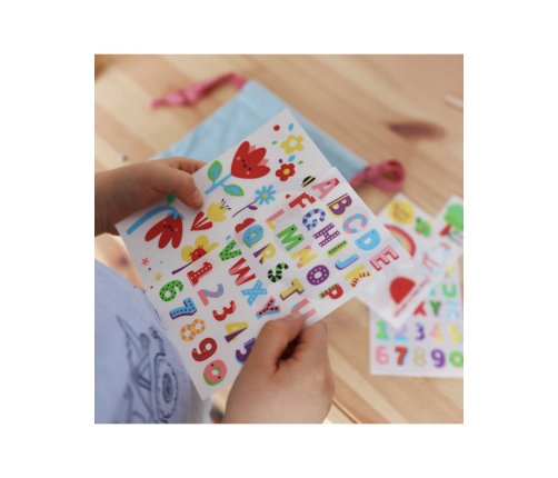 WOOPIE ART&FUN Zestaw Kreatywny Magiczna Torebka + Naklejki do Dekoracji ponad 109 szt. (ZESTAW 5 SZT.)