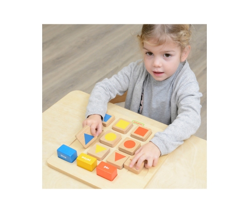 MASTERKIDZ Tablica Edukacyjna Sorter Kształty i Kolory