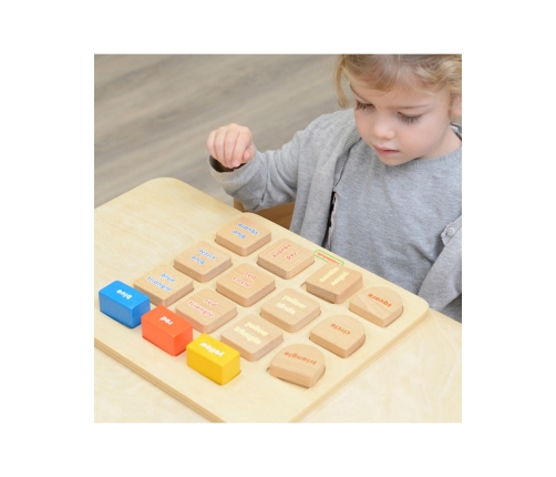 MASTERKIDZ Tablica Edukacyjna Sorter Kształty i Kolory