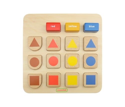 MASTERKIDZ Tablica Edukacyjna Sorter Kształty i Kolory
