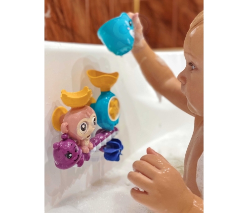 WOOPIE BABY Zabawka Wodna do Kąpieli Małpka + Kubeczek