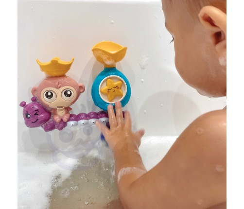 WOOPIE BABY Zabawka Wodna do Kąpieli Małpka + Kubeczek