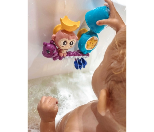 WOOPIE BABY Zabawka Wodna do Kąpieli Małpka + Kubeczek