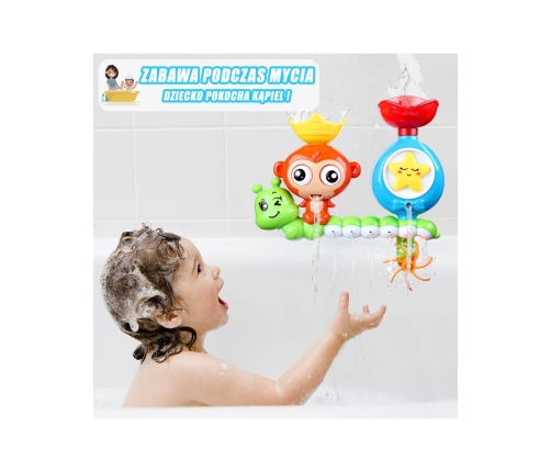 WOOPIE BABY Zabawka Wodna do Kąpieli Małpka + Kubeczek