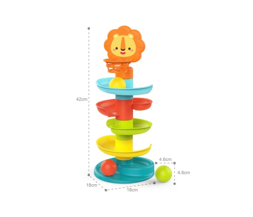 WOOPIE BABY Tor Zjeżdzalnia Kulek Wieża z Piłeczkami Kulodrom