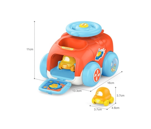 WOOPIE BABY Wyrzutnia Samochodów Auto Katapulta Zestaw