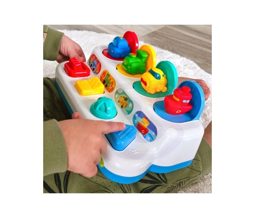 WOOPIE BABY Zabawka Edukacyjna Wyskakujące Pojazdy POP-UP