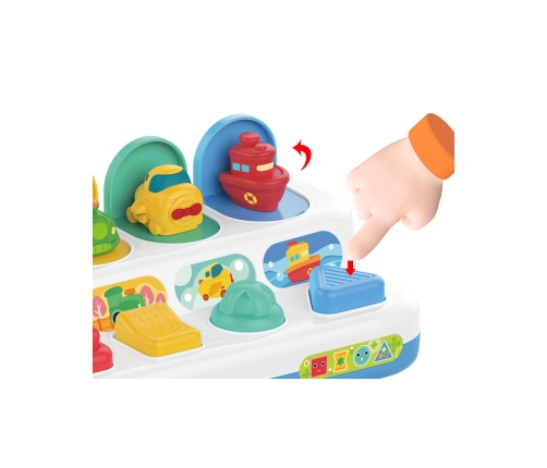 WOOPIE BABY Zabawka Edukacyjna Wyskakujące Pojazdy POP-UP