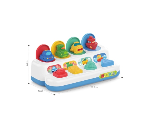 WOOPIE BABY Zabawka Edukacyjna Wyskakujące Pojazdy POP-UP