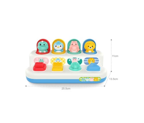 WOOPIE BABY Zabawka Edukacyjna Wyskakujące Zwierzątka POP-UP