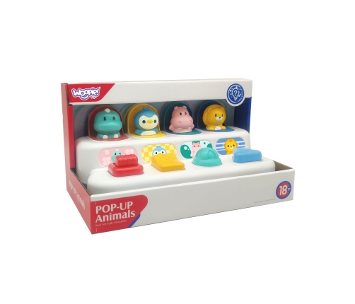 WOOPIE BABY Zabawka Edukacyjna Wyskakujące Zwierzątka POP-UP