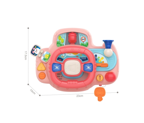 WOOPIE BABY Kierownica Samochodowa Interaktywna z Swiatłami Dźwiękiem