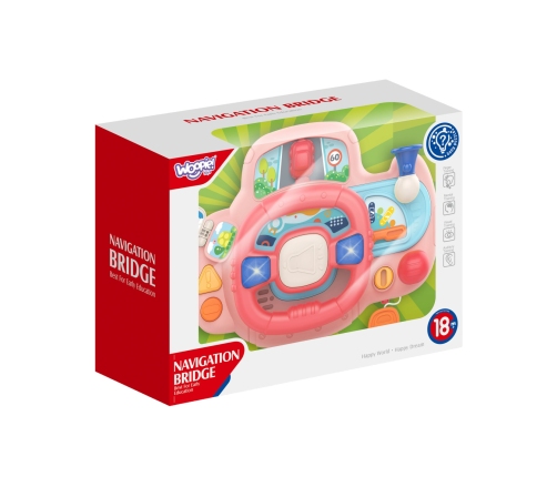 WOOPIE BABY Kierownica Samochodowa Interaktywna z Swiatłami Dźwiękiem