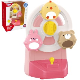 WOOPIE BABY Pozytywka Karuzela Zwierzęta Zabawka Muzyczna Edukacyjna