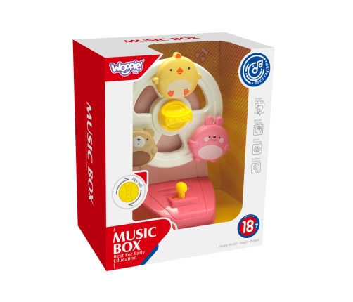 WOOPIE BABY Pozytywka Karuzela Zwierzęta Zabawka Muzyczna Edukacyjna