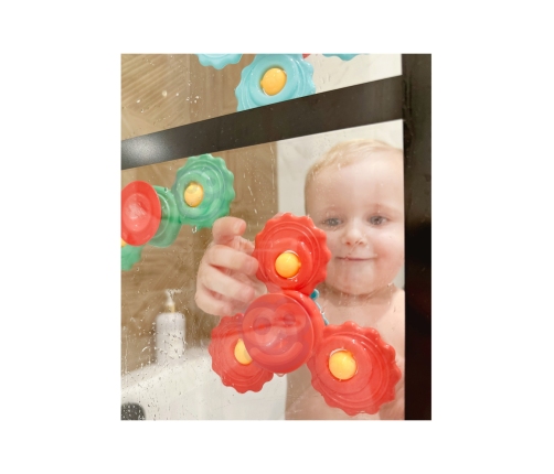 WOOPIE BABY Gryzak Spinner Wirujący z Przyssawką Zestaw 3 szt