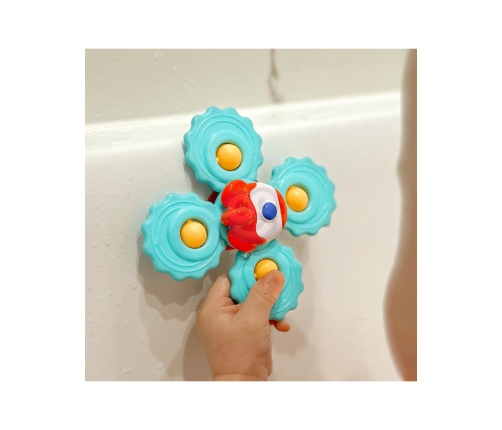 WOOPIE BABY Gryzak Spinner Wirujący z Przyssawką Zestaw 3 szt