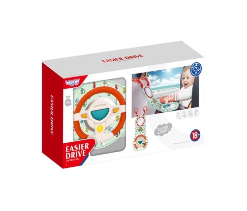WOOPIE BABY Kierownica Interaktywna Do Samochodu Zestaw Małego Kierowcy